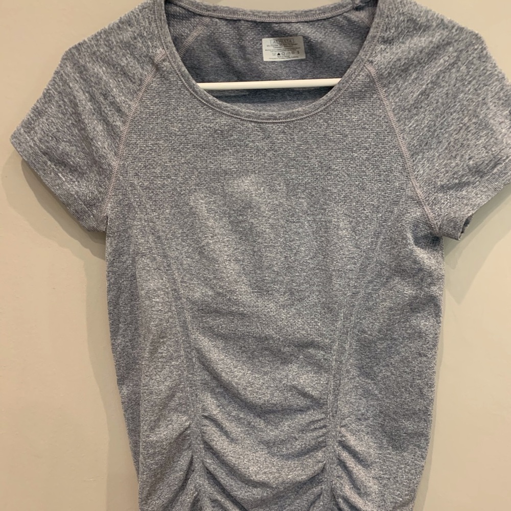 Athleta Gray Exercise Top. Size small. NWOT